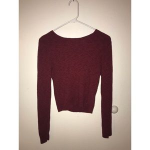 Red hollister sweater